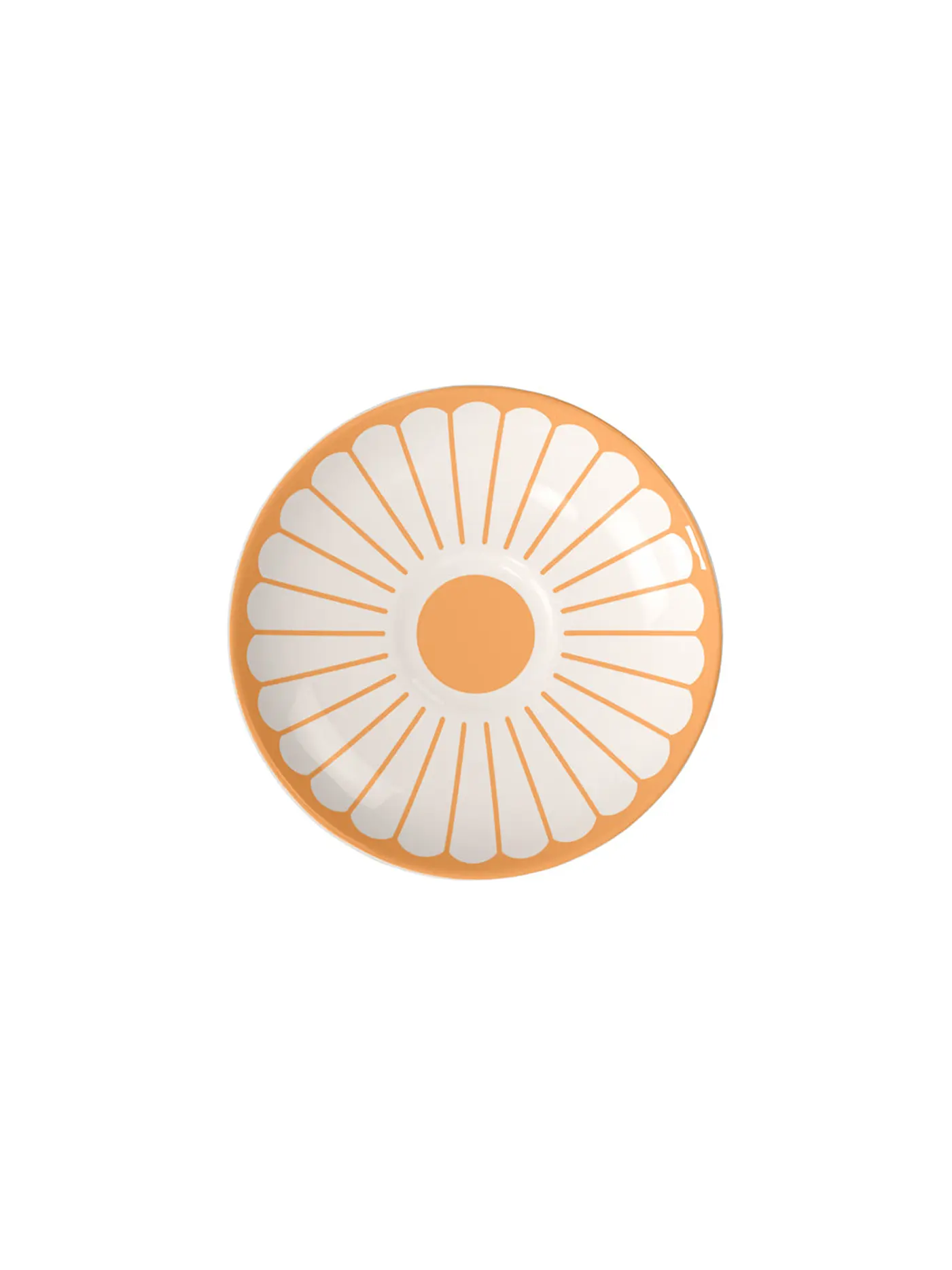 VILLEROY & BOCH | Espresso Untertasse 11,5cm FLEUR VERT | orange